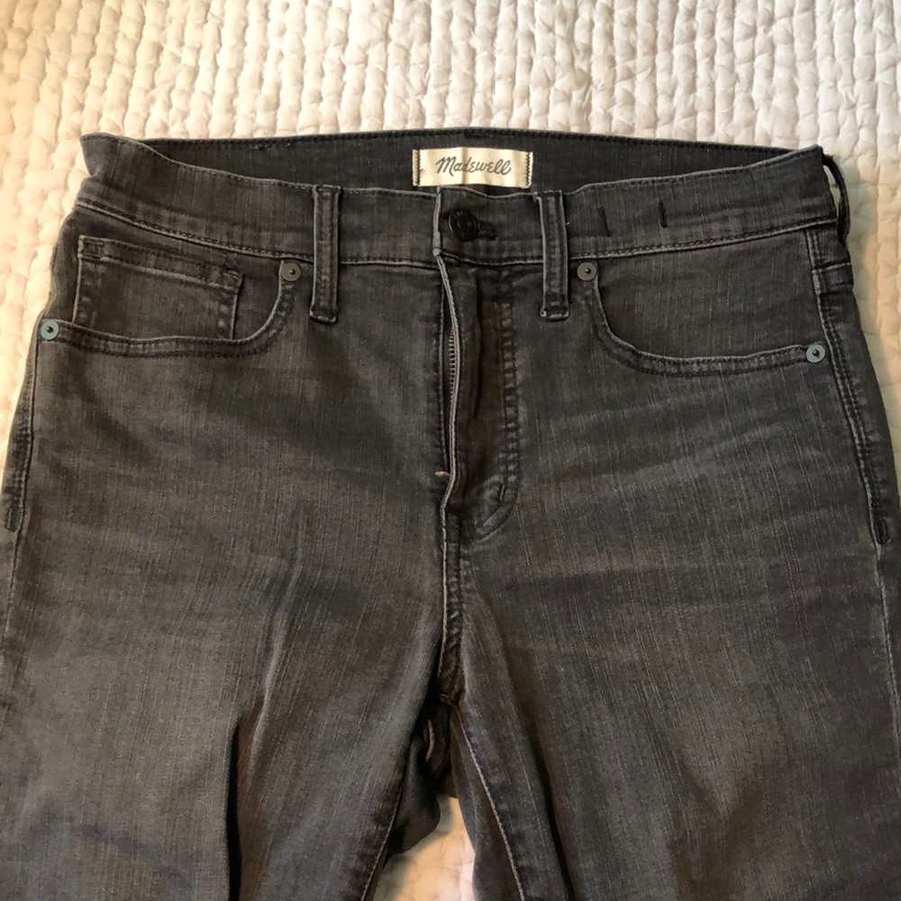 Madewell Black 9” High Rise Skinny Jeans